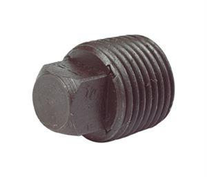 Vale® British / DIN Standard Black Plain Plug 