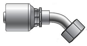 Gates MegaCrimp® Female JIC 45° Elbow Couplings