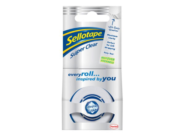 SELLOTAPE CLEAR 18MM X 25M BLISTER PACK
