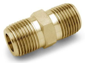 HAM-LET® Pipeline Hex Nipple NPT to NPT Brass