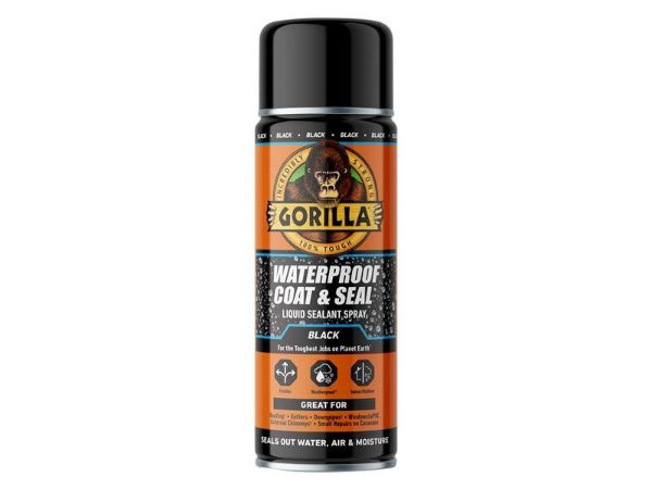 WATERPROOF COAT + SEAL SPRAY BLACK 450ML