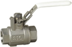 Vale® 2 Piece Full Bore Ball Valve