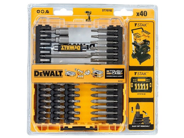 DT70702 SCREWDRIVING SET- 40 PIECE