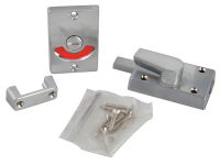 INDICATOR BOLT FOR BATHROOMS OR W.C DOORS SATIN CHROME P127