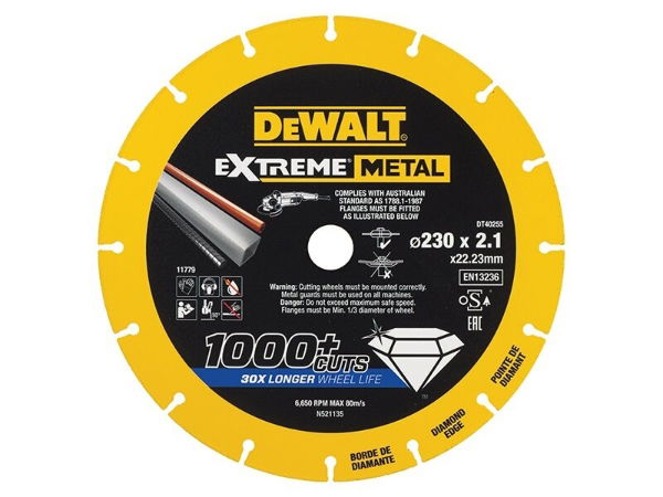EXTREME METAL CUT OFF SAW BLADE 230 X 22.23 X 2.10MM