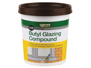 BUTYL GLAZING COMPOUND BROWN 102 2KG