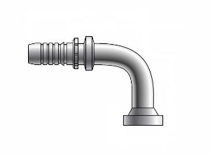 Gates GlobalSpiral™ Komatsu Flange 90° Swept Elbow