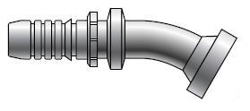 Gates GlobalSpiral™ SAE Flange 22.5° Swept Elbow Code 62