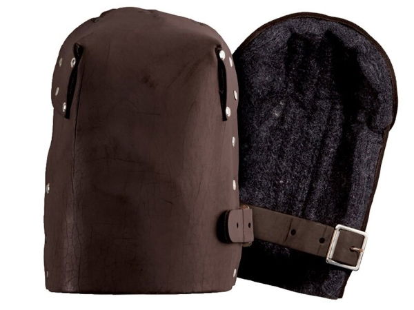 KP-299 HEAVY-DUTY LEATHER THICK FELT KNEE PADS
