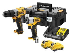 DCK2111L2T XR BRUSHLESS SUB-COMPACT TWIN PACK 12V 2 X 3.0AH