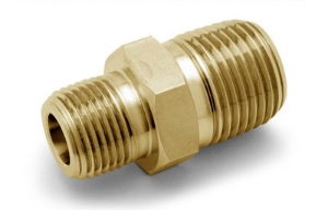 Ham-Let® brass Pipeline NPT to NPT reducing nipple 