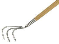 STAINLESS STEEL LONG HANDLED 3-PRONG CULTIVATOR- FSC