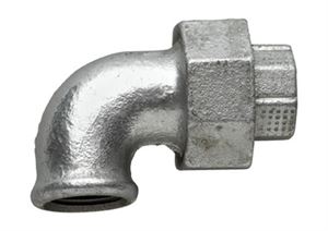 Vale® DIN standard galvanised female union elbow 